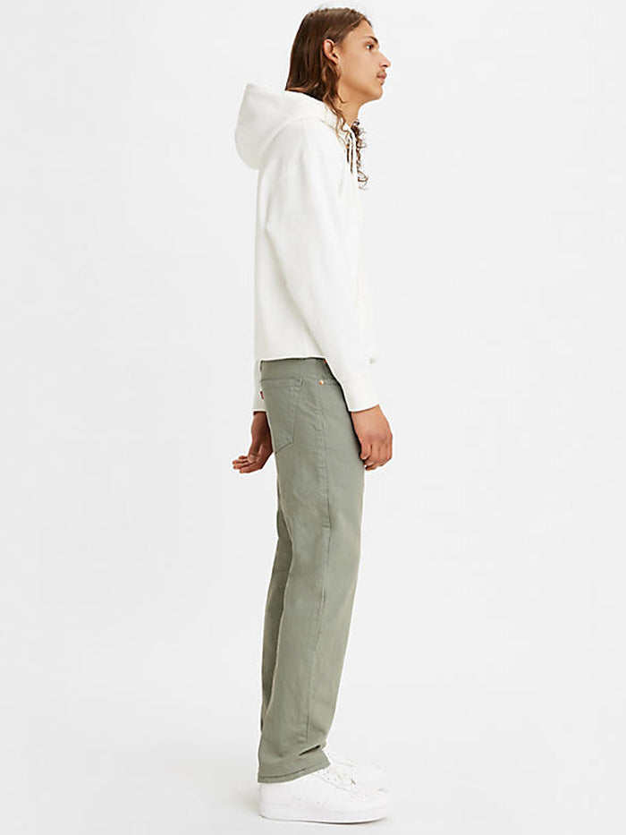 Levi's 505 Regular Fit Straight Leg Jeans for Men - Shadow Green | Classic Denim Pants for Casual Wear, Work & Everyday Comfort