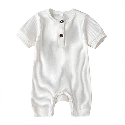 B--white Short Sleeve Bodysuit