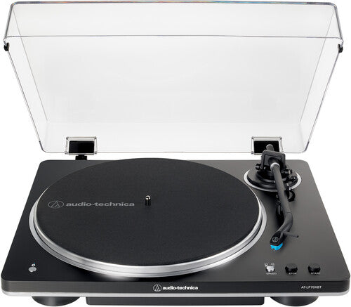 Audio Technica AT LP70XBT BS Fully Automatic Bluetooth Wireless Turntable - Stream Vinyl Records to Speakers & Headphones - Perfect for Home Listening & DJ Setup
