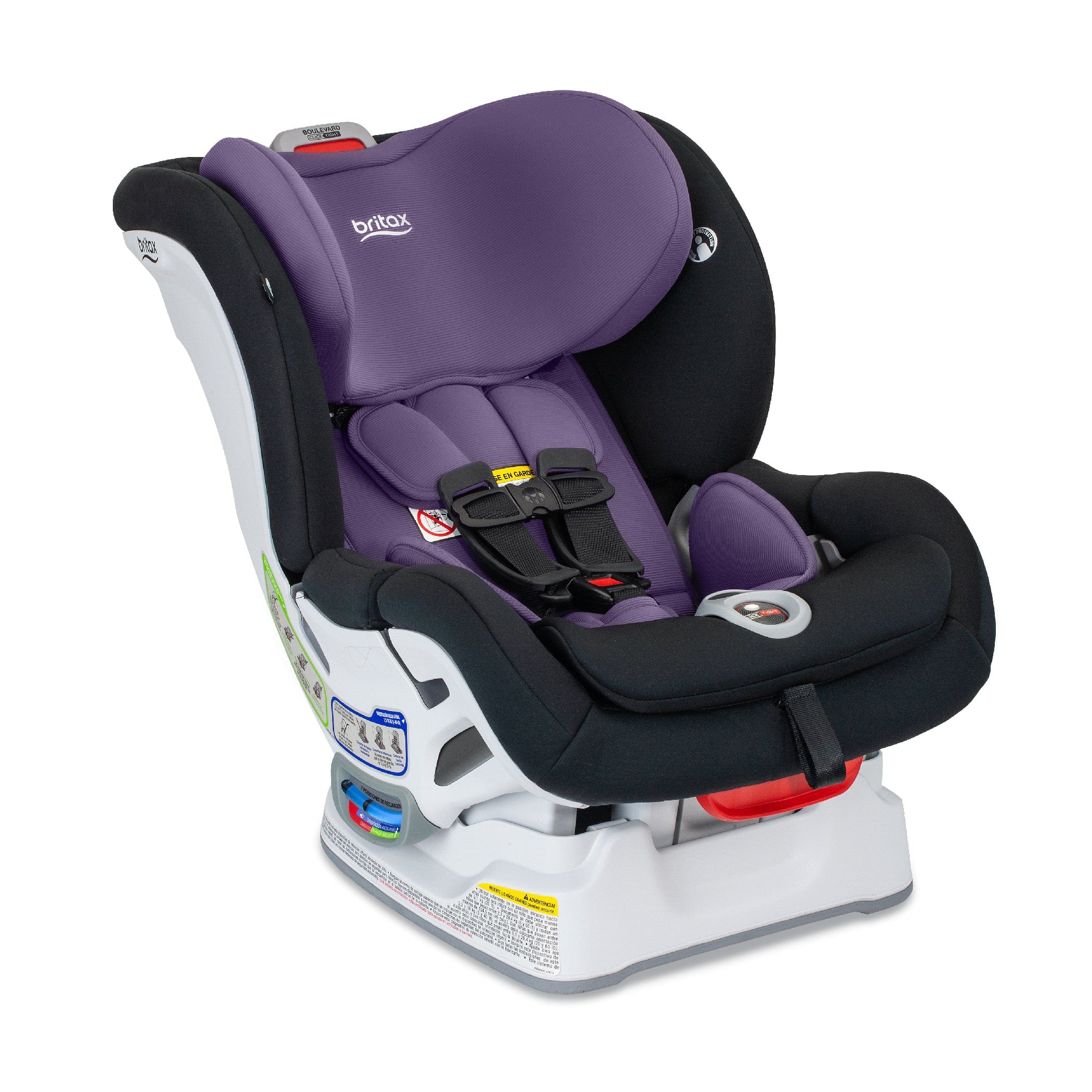 Britax Boulevard Clicktight Convertible Car Seat - SafeWash Fabric, Rear & Forward Facing for Infants to Toddlers (4-65 lbs) | Easy Installation & Machine Washable | Perfect for Family Travel & Daily Commute
