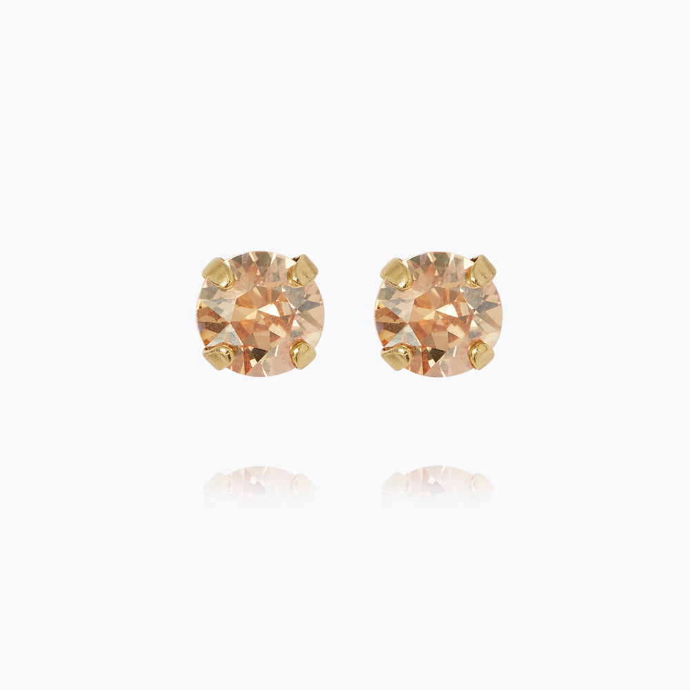 Mini Stud Earrings for Women - 14K Gold Plated Small Hoop Earrings | Hypoallergenic, Lightweight & Comfortable | Perfect for Daily Wear, Work & Special Occasions