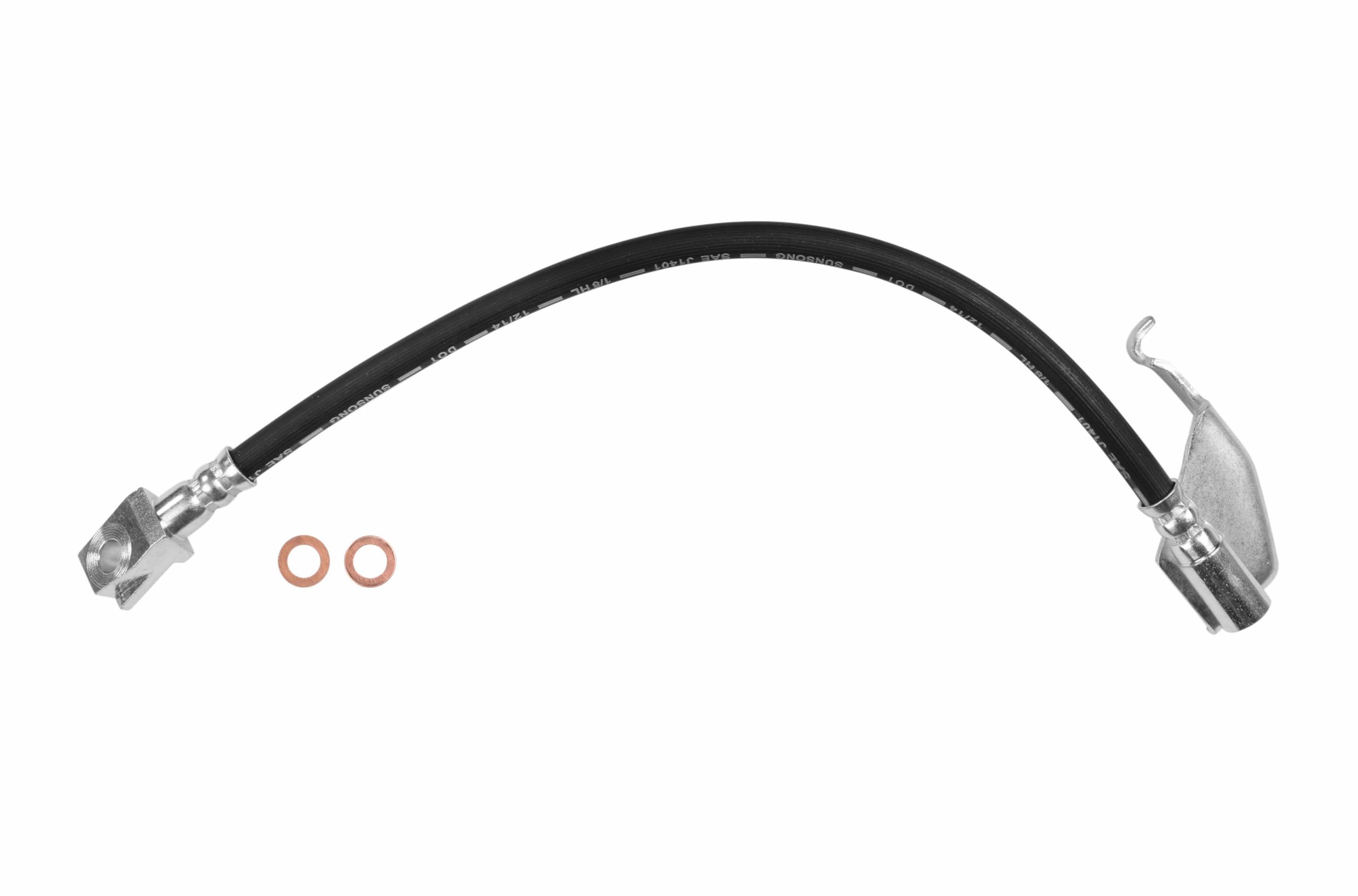 Sunsong 2203216 Brake Hydraulic Hose - High Performance Replacement Hose for Cars & Trucks - Durable & Leak-Proof - Perfect for Off-Roading, Towing & Heavy-Duty Use
