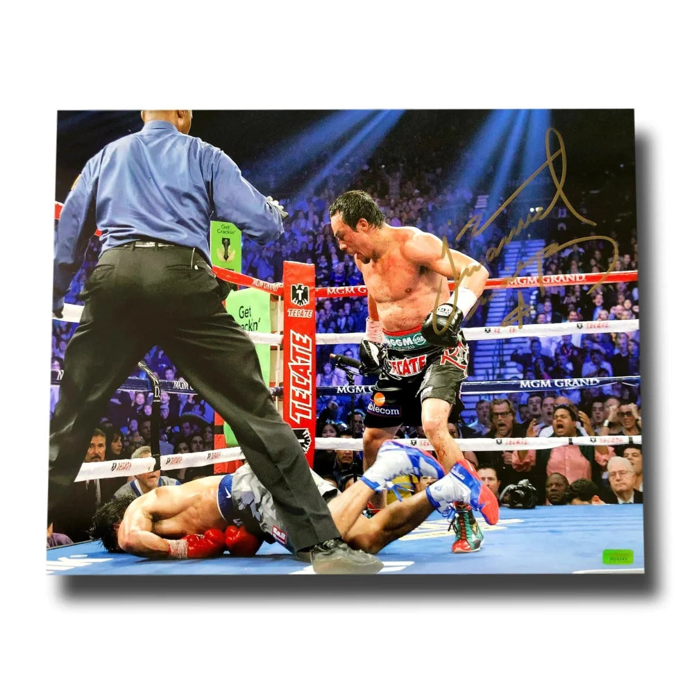 Juan Manuel Marquez Signed 16x20 Photo with COA - Authentic Boxing Autograph vs Manny Pacquiao - Perfect for Sports Memorabilia Collections and Boxing Fan Gifts