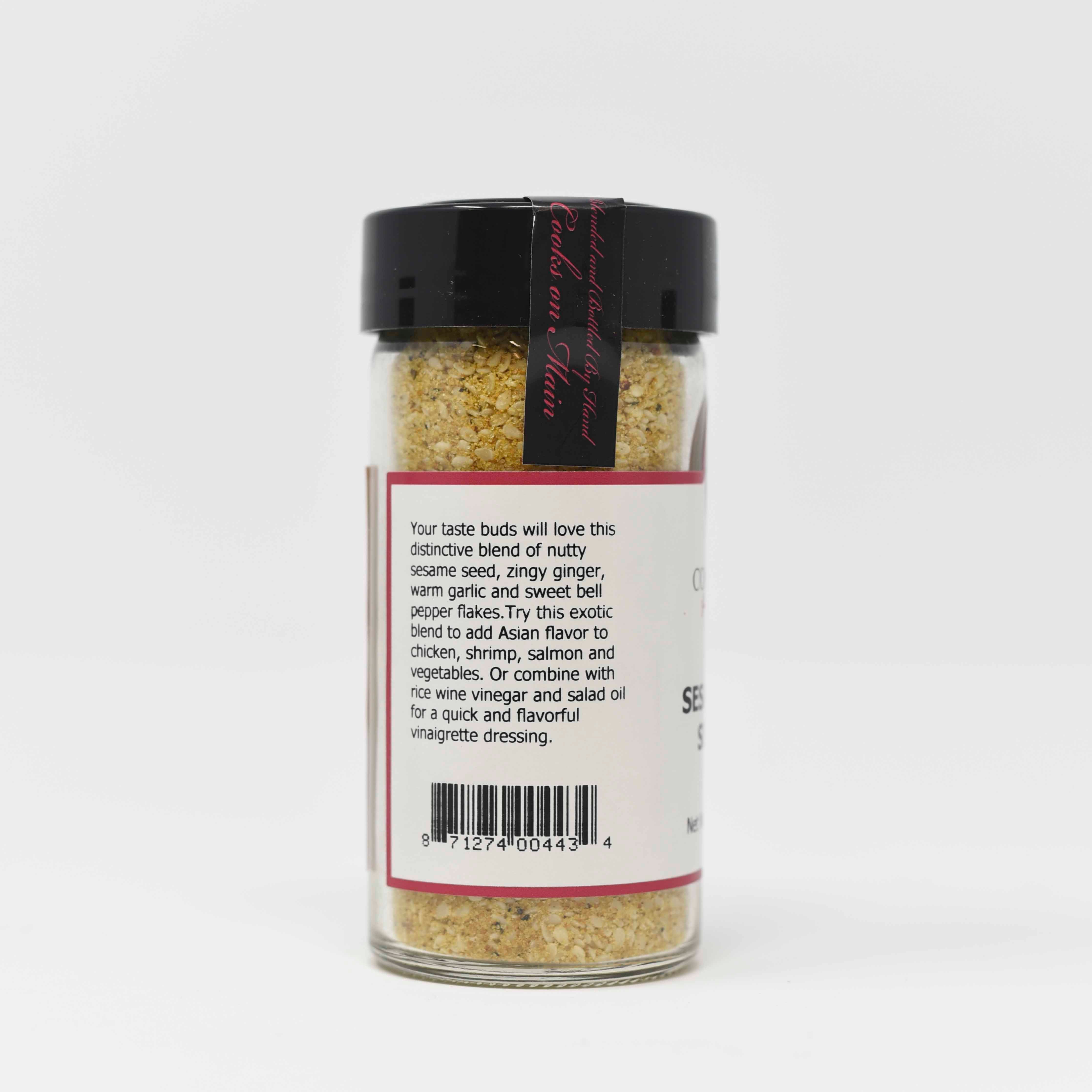 Premium Asian Sesame Ginger Seasoning - All Natural Gluten-Free Spice Blend for Stir Fry, Marinades & Salads | Perfect for Asian Cuisine, Meal Prep & Healthy Cooking
