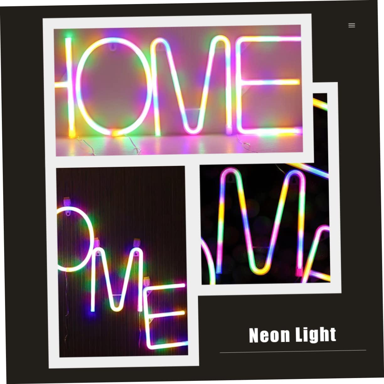 Artibetter 5-Piece LED Lighted Alphabet Letters - USB-Powered Neon Decor for Kids Room, Nursery, Wedding & Party Lighting - Ambient Night Light for Home & Bedroom
