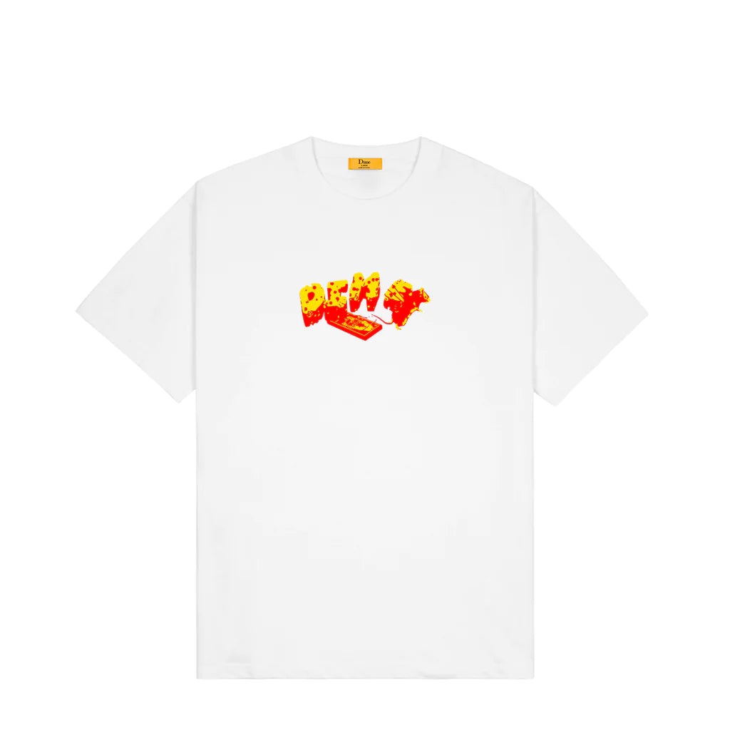 Premium Dime Swiss Cotton T-Shirt for Men - Classic White Crew Neck Tee - Comfortable Casual Wear for Everyday & Street Style Outfits