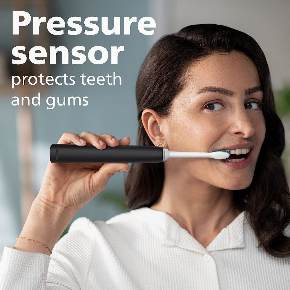 PHILIPS HX3681/24 Philips Sonicare 4100 Series Sonic Electric Toothbrush with 2 Brush Heads - Professional Teeth Cleaning for Whitening & Gum Care - Perfect for Travel & Home Use