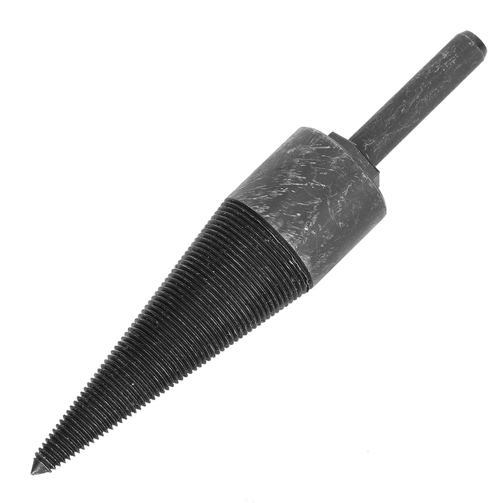 1.3 Inch High Hardness Wood Splitter Drill Bit - Firewood Splitting Cone Reamer Punch Tool for Home Woodworking & DIY Projects | Perfect for Log Splitting, Fireplace Wood Preparation & Outdoor Camping