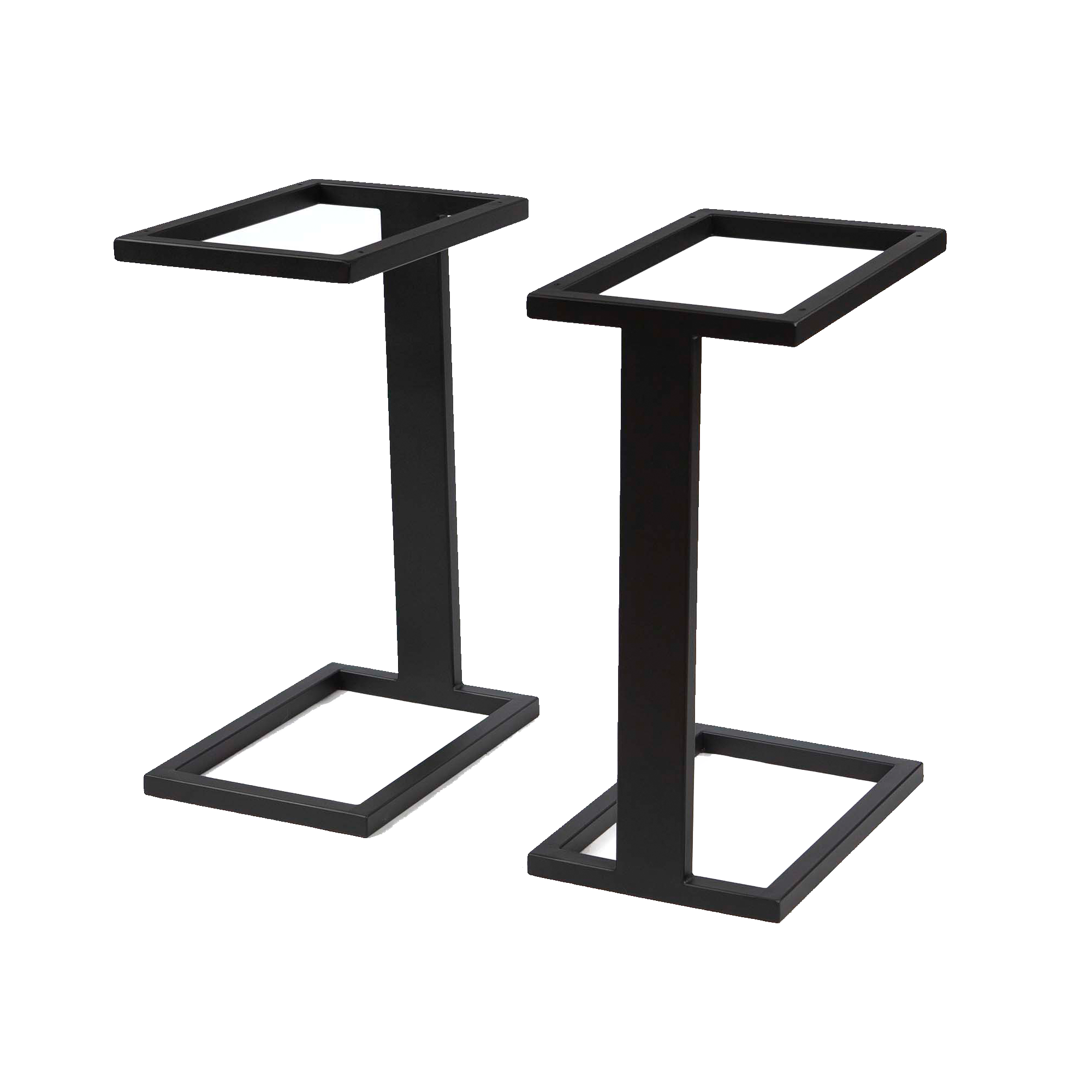 SS007 End Table Legs - Pair of Sturdy Metal Table Legs for DIY Furniture & Home Decor | Perfect for Coffee Tables, Nightstands & Side Tables