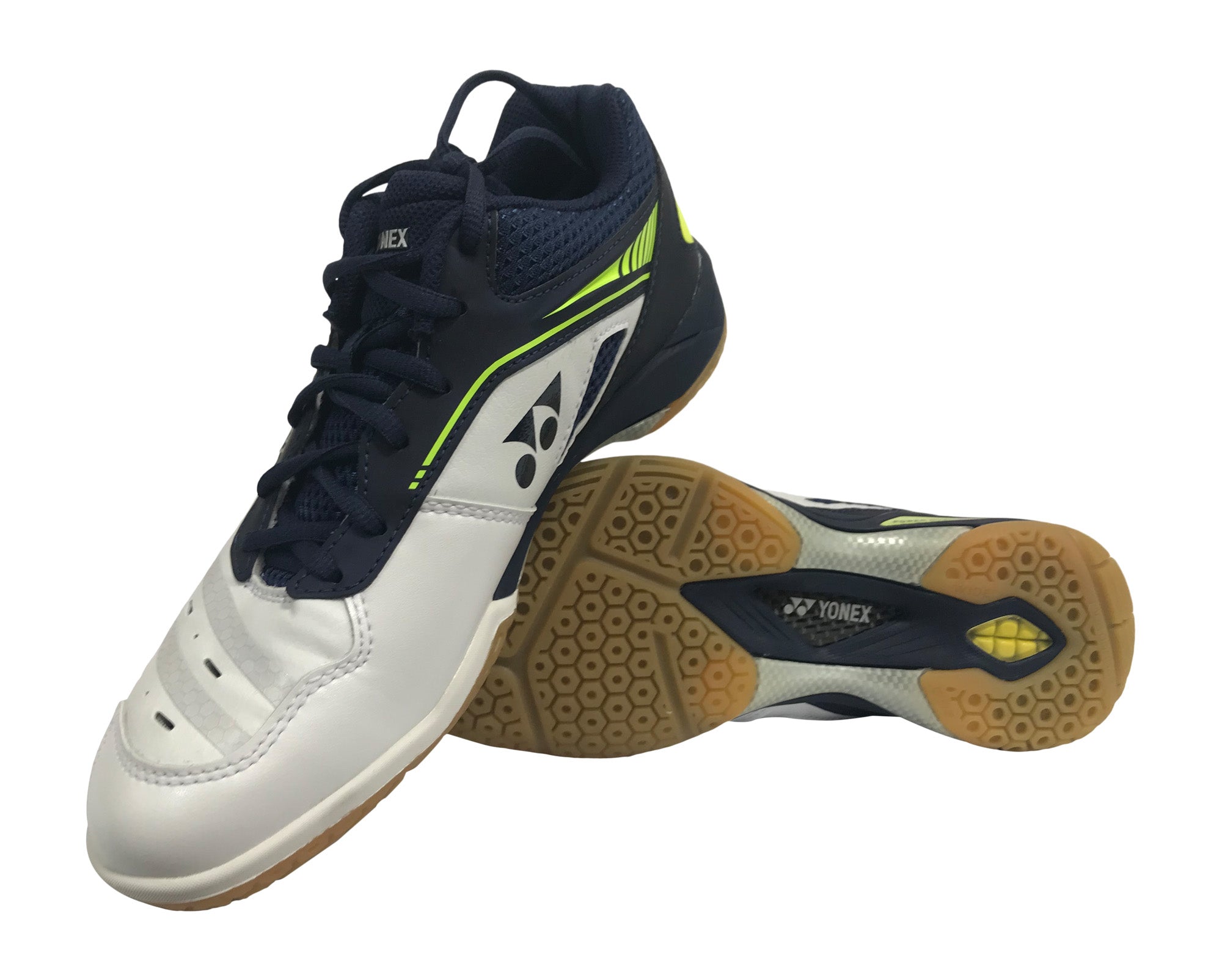 Yonex Power Cushion PC SHB 65 Z Wide Badminton Shoes for Men & Women - Dark Navy Blue - Comfortable Court Shoes for Indoor Sports & Training