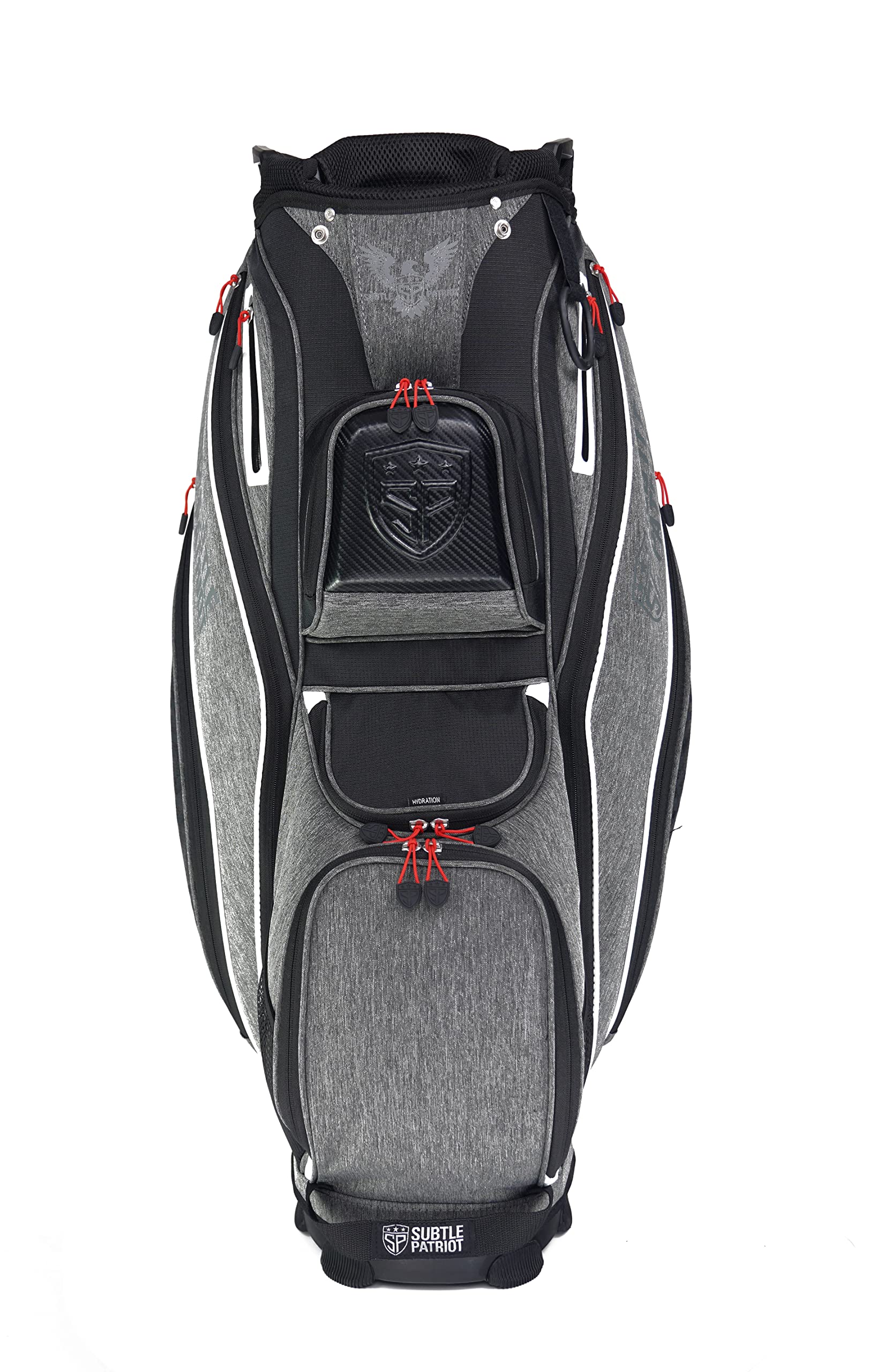 Subtle Patriot Covert Golf Cart Bag - Lightweight & Organized Golf Bag for Cart Riding | Holds 15 Clubs with Individual Pockets | Perfect for Country Clubs & Weekend Golfers