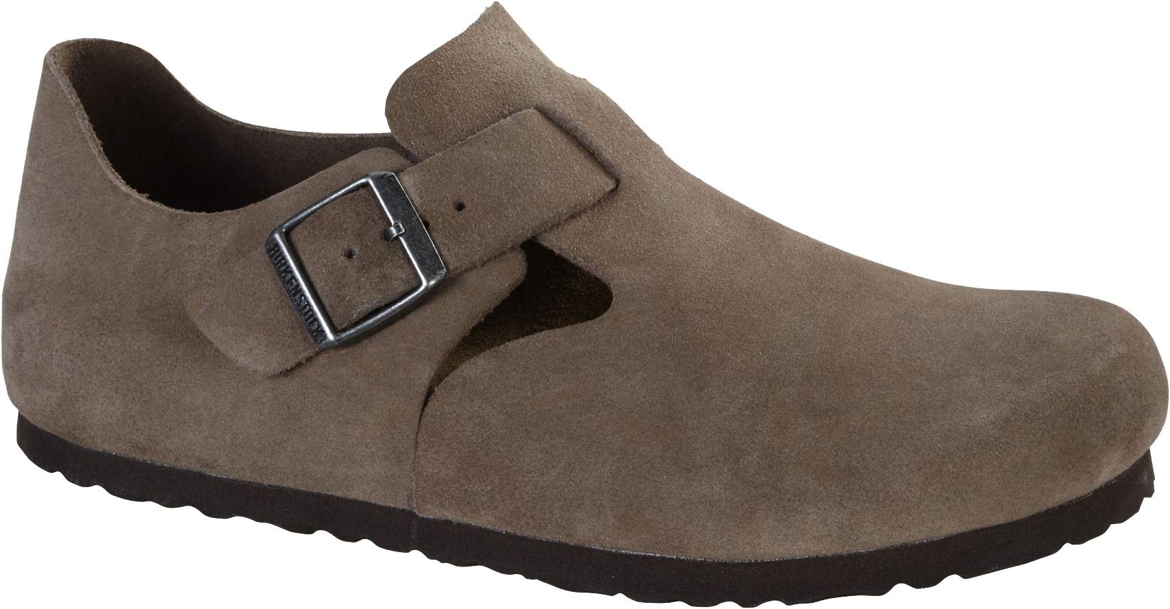 Birkenstock Women's London Taupe Suede Leather Slip-On Shoes - Comfortable & Stylish for Casual Wear, Office, and Travel