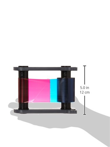 Evolis YMCKO Color Ribbon for Primacy Printers - Compatible with Evolis Primacy - 300 Prints per Roll (R5F008AAA) - Ideal for ID Card Printing, Badge Making & Secure Document Production
