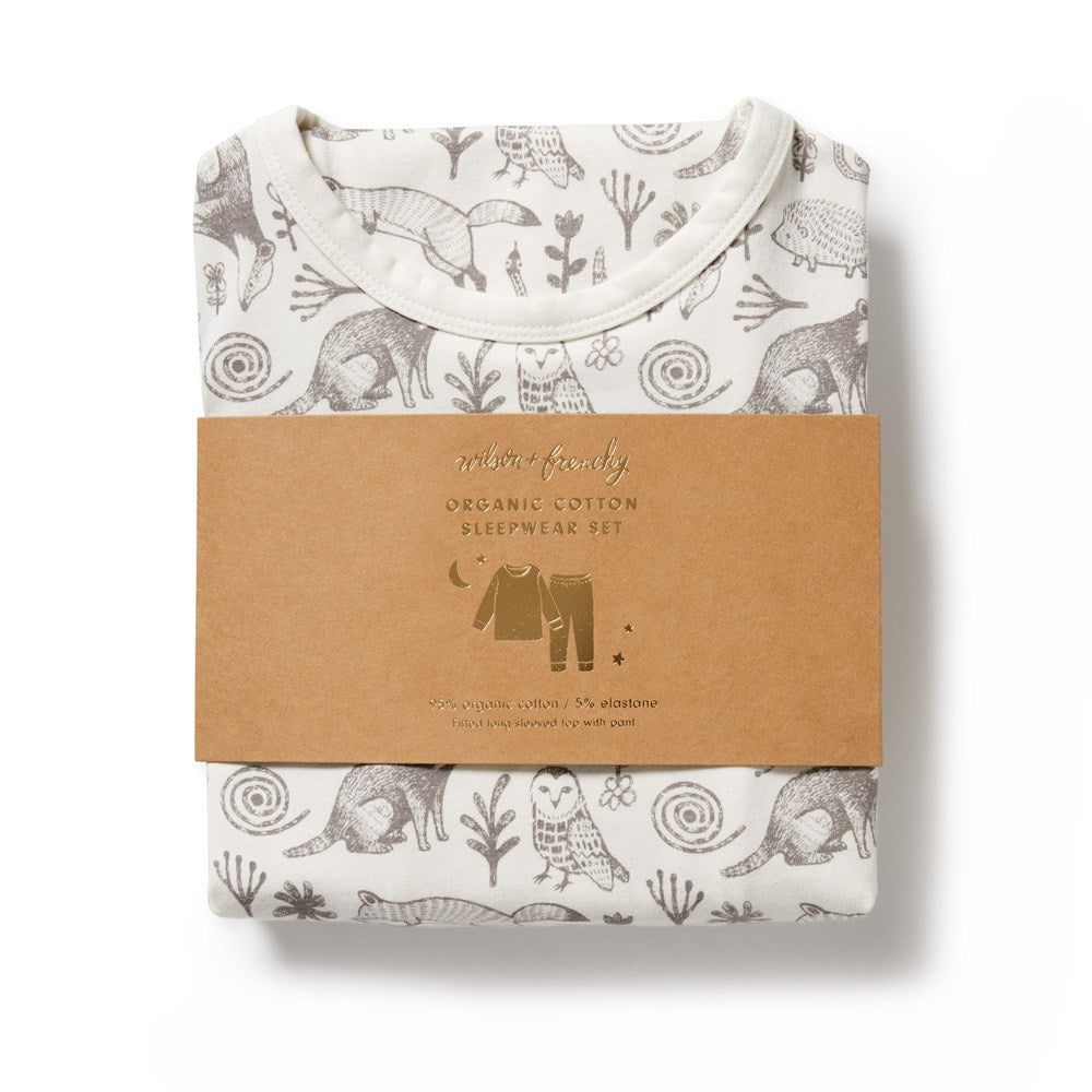 Organic Long Sleeve Pajamas for Women - Soft & Comfortable Tribal Print Sleepwear - Perfect for Cozy Nights, Lounging & Relaxation at Home