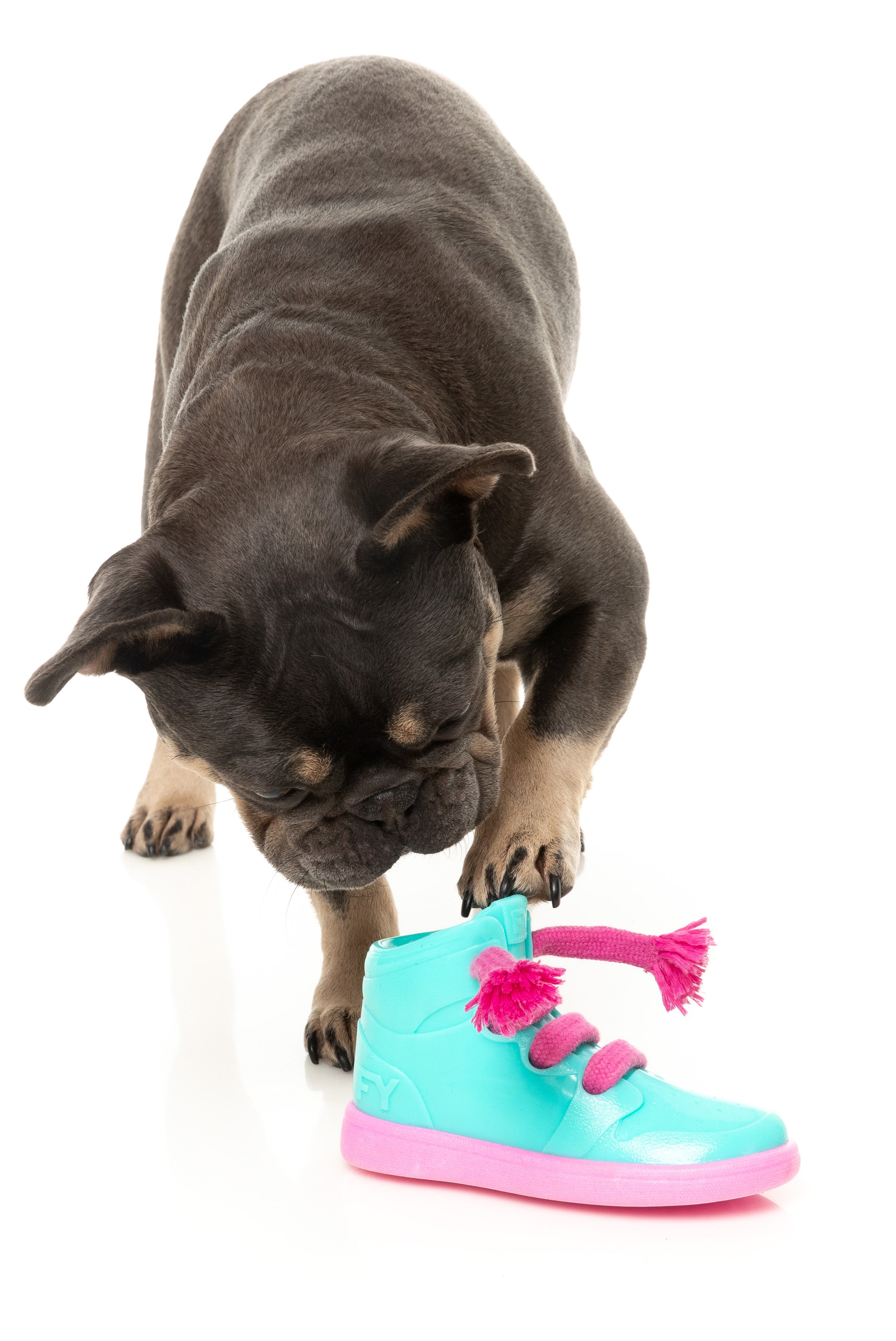 Fuzzyard Interactive Treat Dispensing Dog Chew Toy - Fun Puzzle Game for Dogs with Fresh Kicks N' Licks Flavor - Perfect for Boredom Relief & Dental Health