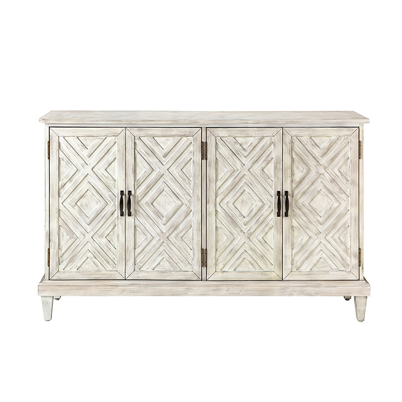 Amadeo 60-Inch Wide Modern Sideboard Buffet Cabinet with Storage - Perfect for Dining Room, Living Room & Entryway Organization
