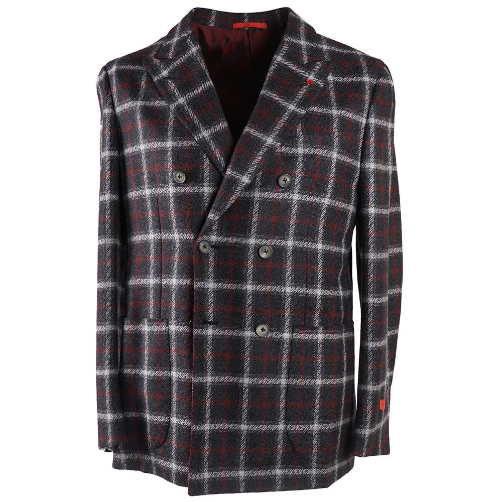 Premium Isaia Wool & Cashmere Sport Coat for Men - Luxury Italian Tailored Blazer for Business, Weddings & Formal Occasions