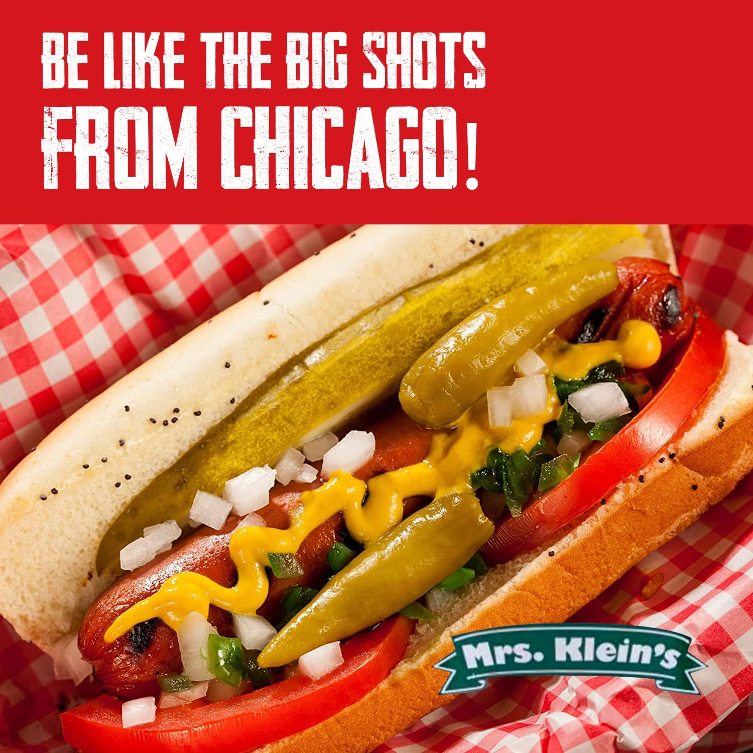 Mrs. Klein's Sweet Relish | Chicago-Style Relish | Extra Green for Hot Dogs, Hamburgers & Sandwiches | 16 oz (Pack of 2) | Perfect for Chicago Dogs, BBQ Parties & Picnics