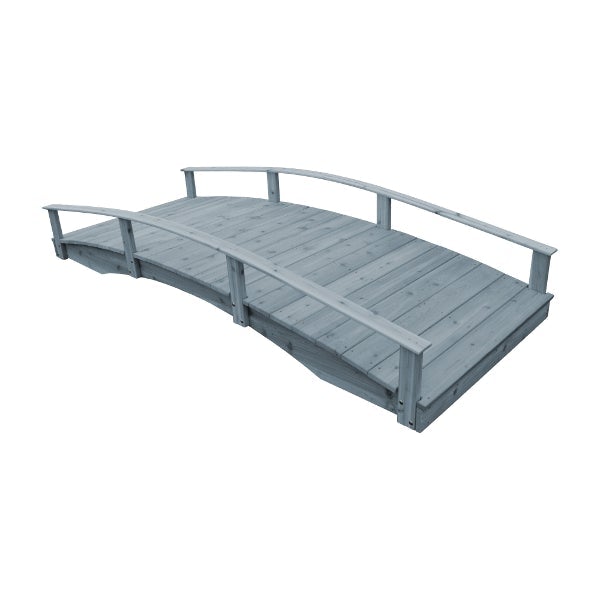 Handcrafted Oriental Garden Bridge - Decorative Asian Wooden Footbridge for Zen Gardens, Ponds & Backyard Landscaping