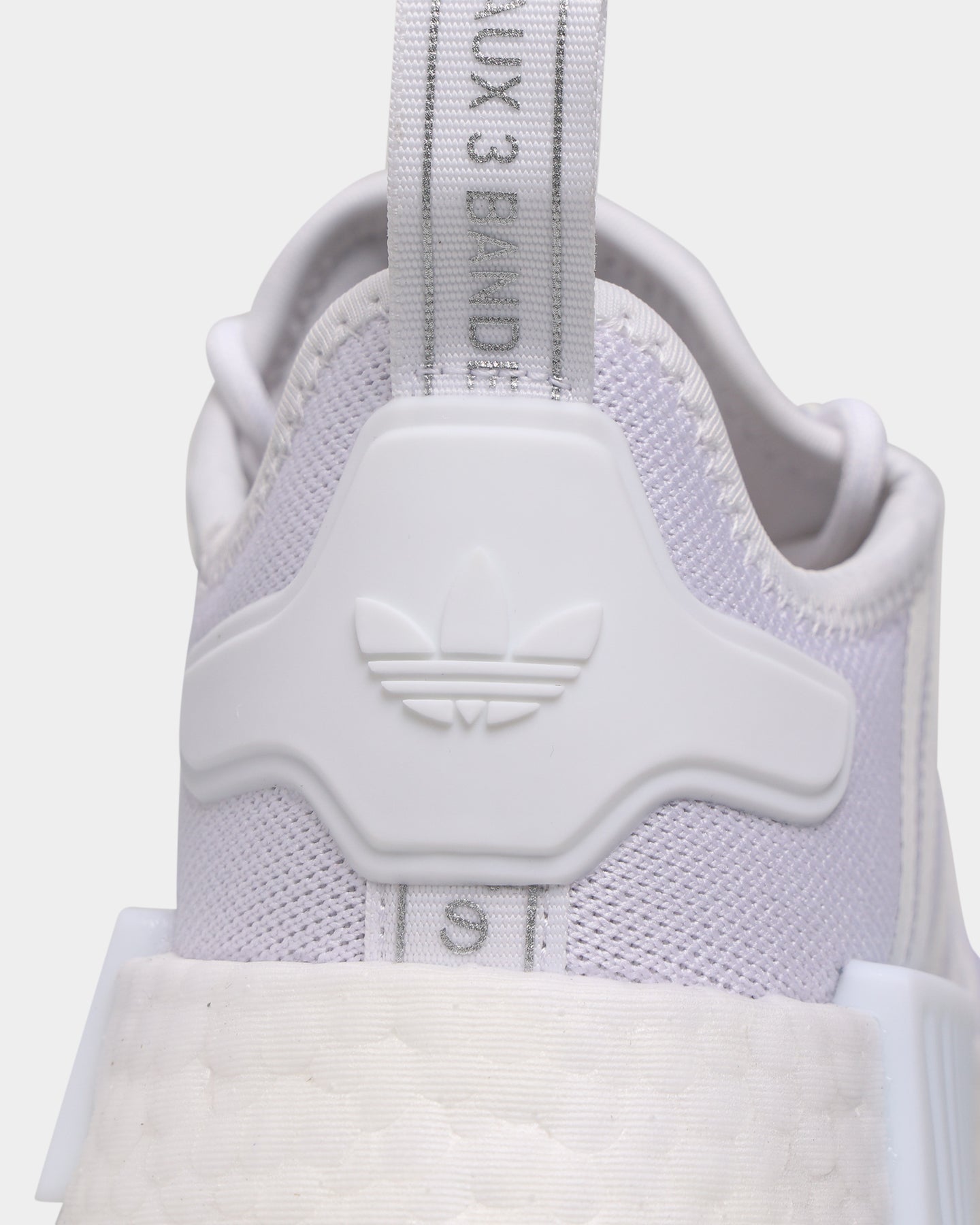 Adidas Women's NMD_R1 Primeblue Running Shoes - Cloud White/Silver Metallic - Lightweight Comfort for Jogging, Gym & Casual Wear