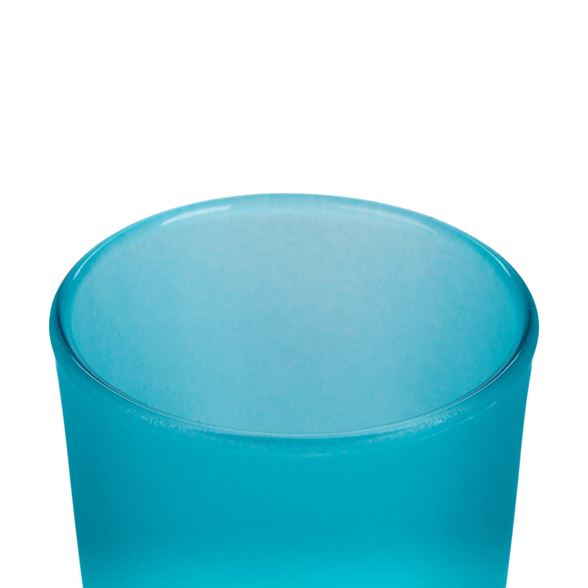10 Pack Turquoise Frosted Glass Votive Tealight Candle Holders - Elegant Wedding Centerpieces, Christmas Decor, Bridal & Baby Shower Party Supplies - Perfect for Romantic Dinners, Holiday Tablescapes & Special Events