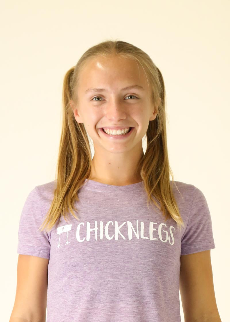 Women's Heather Purple Logo T-Shirt - Soft Cotton Casual Tee for Everyday Wear, Gym, and Outfits
