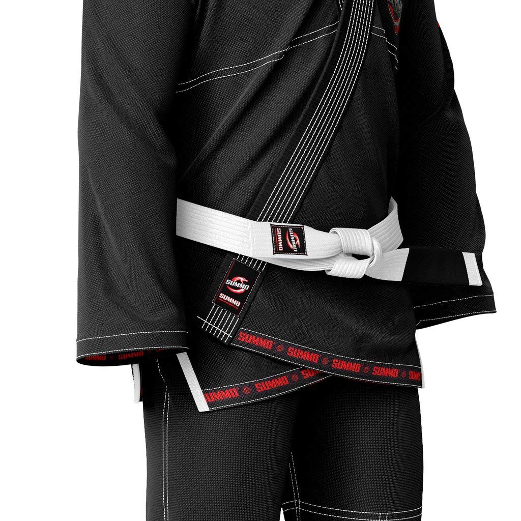 Premium Puerto Rican Black Sublimation Brazilian Pearl Weave Jiu Jitsu Gi - Built-in Rash Guard & Lining - Lightweight BJJ Uniform for Training & Competition - Perfect for MMA, Grappling & Brazilian Jiu-Jitsu Practitioners