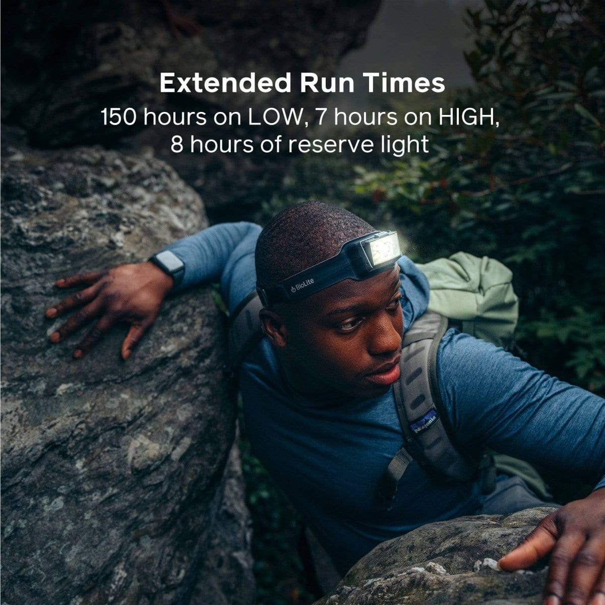 800 Lumen Rechargeable LED Headlamp - Ultra Bright Headlight for Camping, Hiking, Running & Night Work - Waterproof & Lightweight Head Torch for Outdoor Adventures