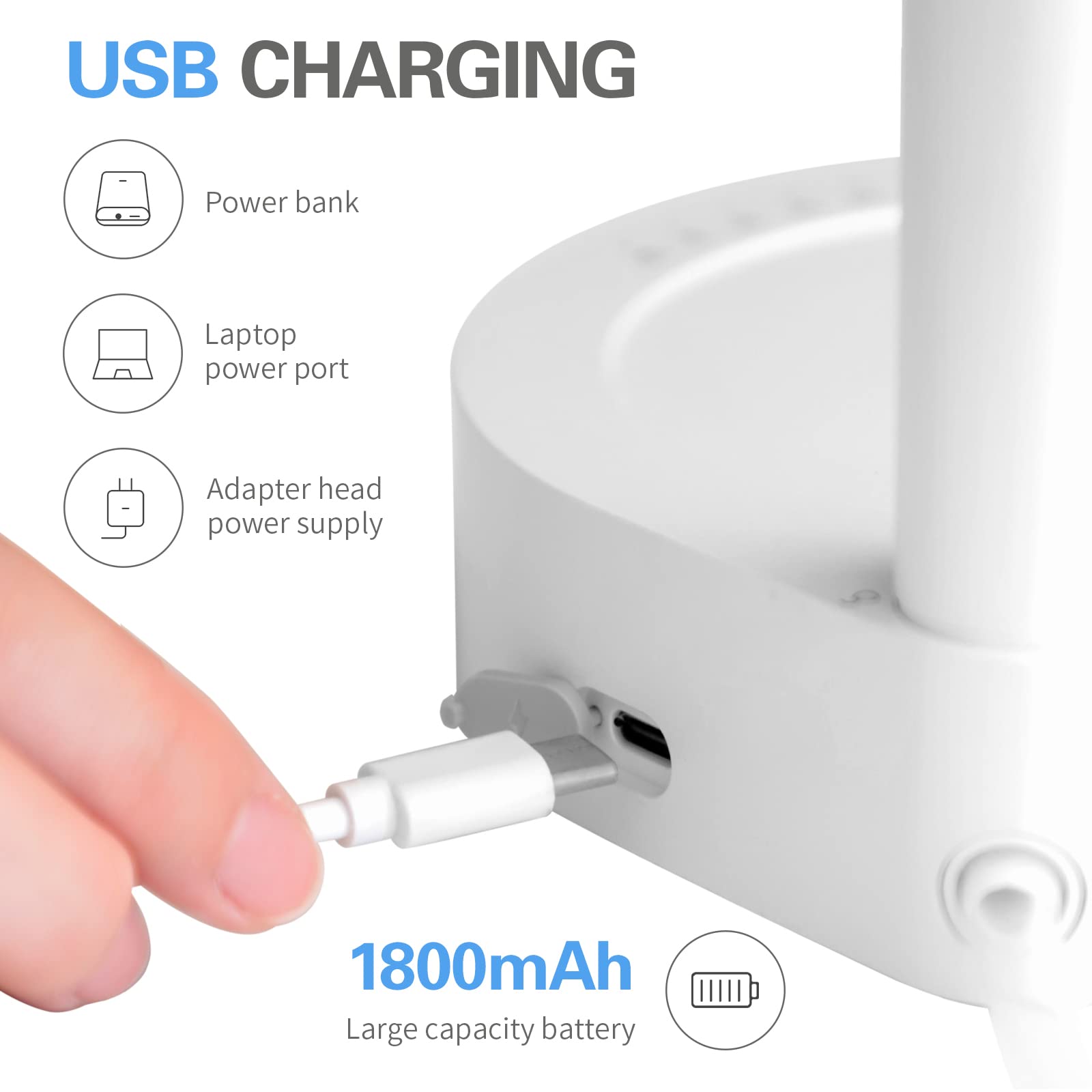 Electric Water Bottle Pump for 5 Gallon Bottles - USB Charging, Portable for Home & Office Use