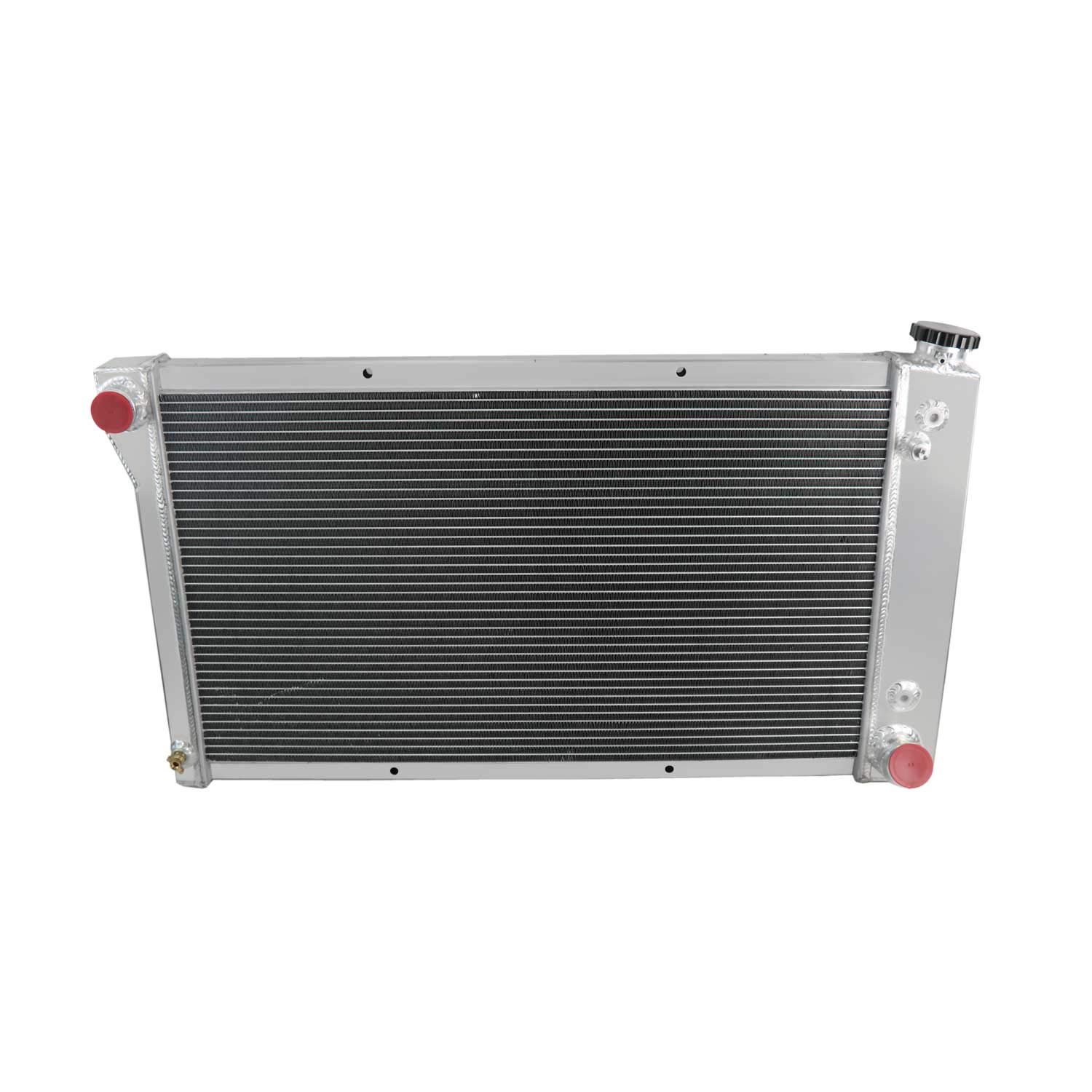 High-Performance 3 Row All Aluminum Radiator for 1967-1979 Chevy GMC C/K Series (C10 C20 C30 K10 K20 K30 P10 P20 P30) & Blazer Pickup Trucks - Enhanced Cooling for Towing, Off-Roading & Hot Weather Driving