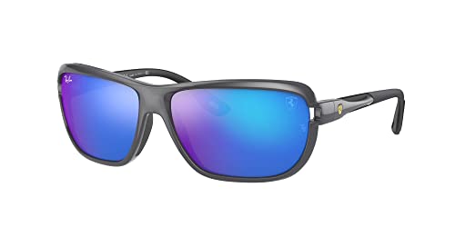 Grey/Light Green Mirrored Blue