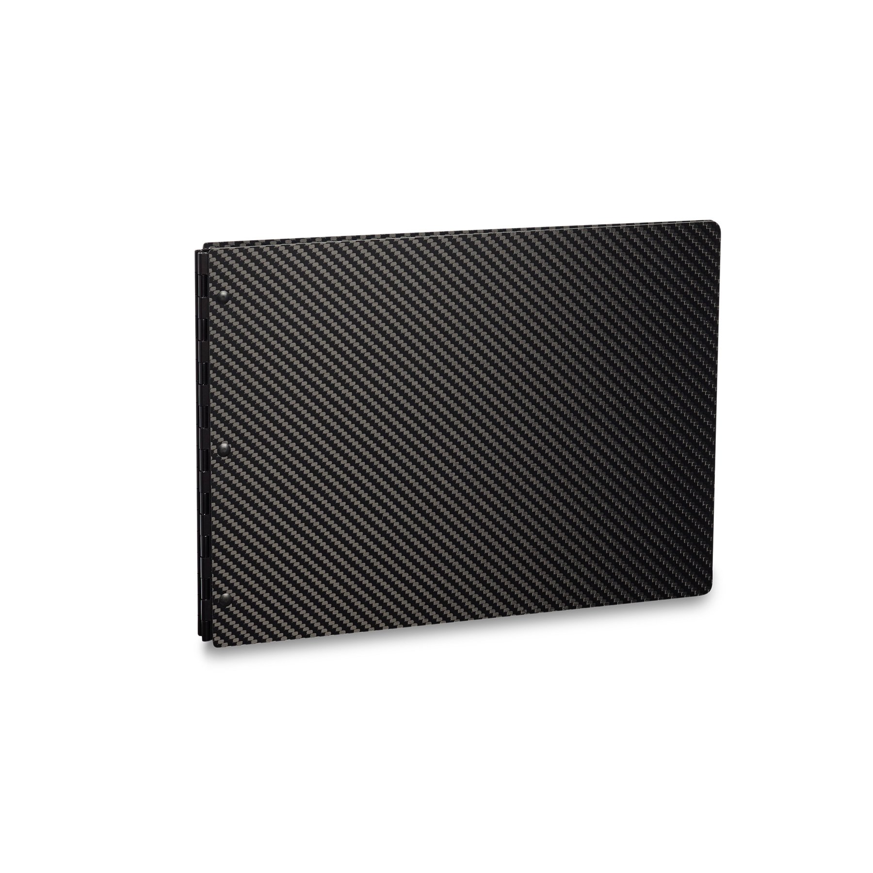 Premium Pina Zangaro Carbon Fiber Screwpost Binder - 8.5x11 Landscape Format (34927) - Perfect for Professional Presentations, Architectural Plans & Legal Documents