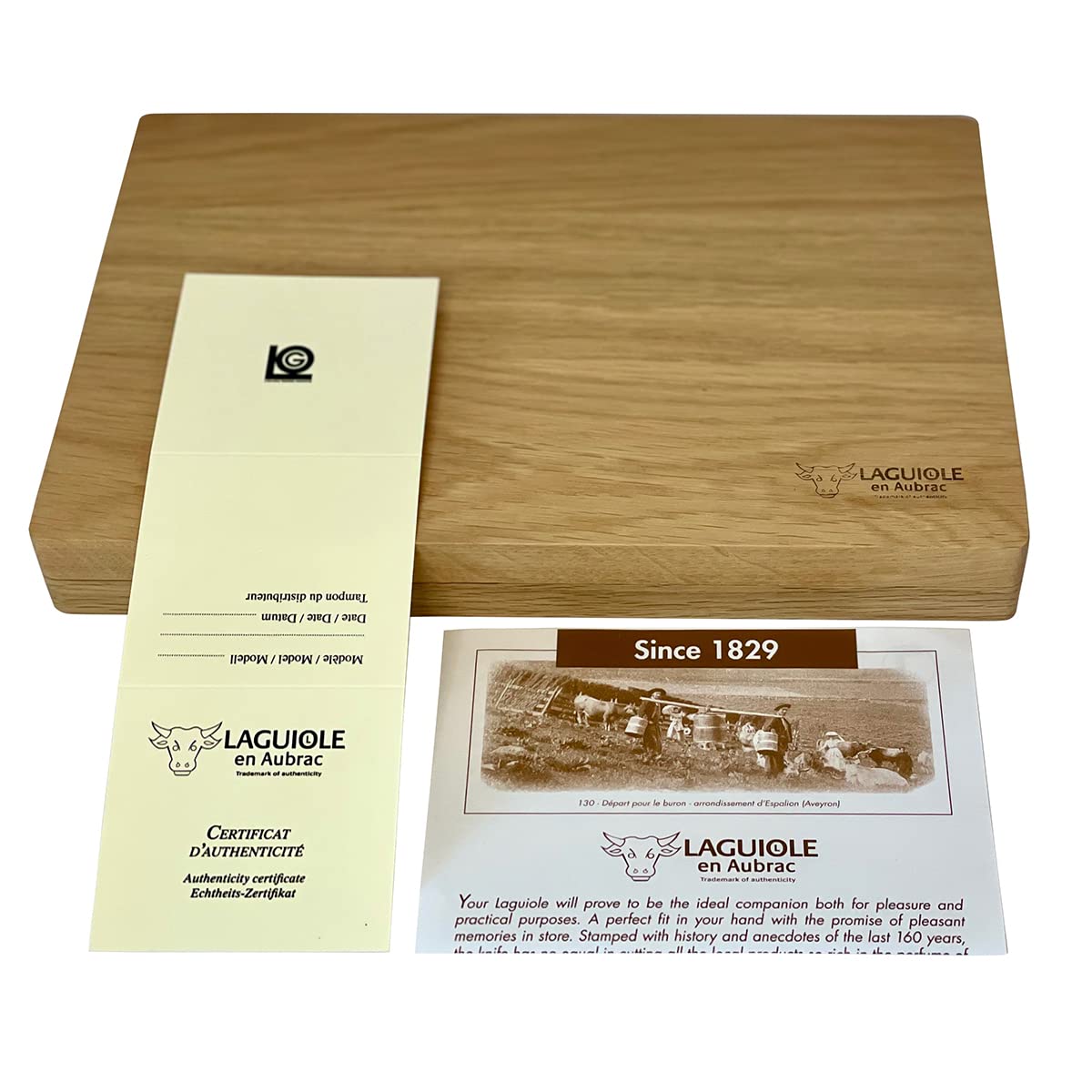 Premium Laguiole en Aubrac Forged Full Tang Steak Knives Set - 4-Piece Luxury Stainless Steel Cutlery with Solid Horn Handle & Polished Bolsters - Perfect for Fine Dining, Steakhouse Experience & Gourmet Gifts