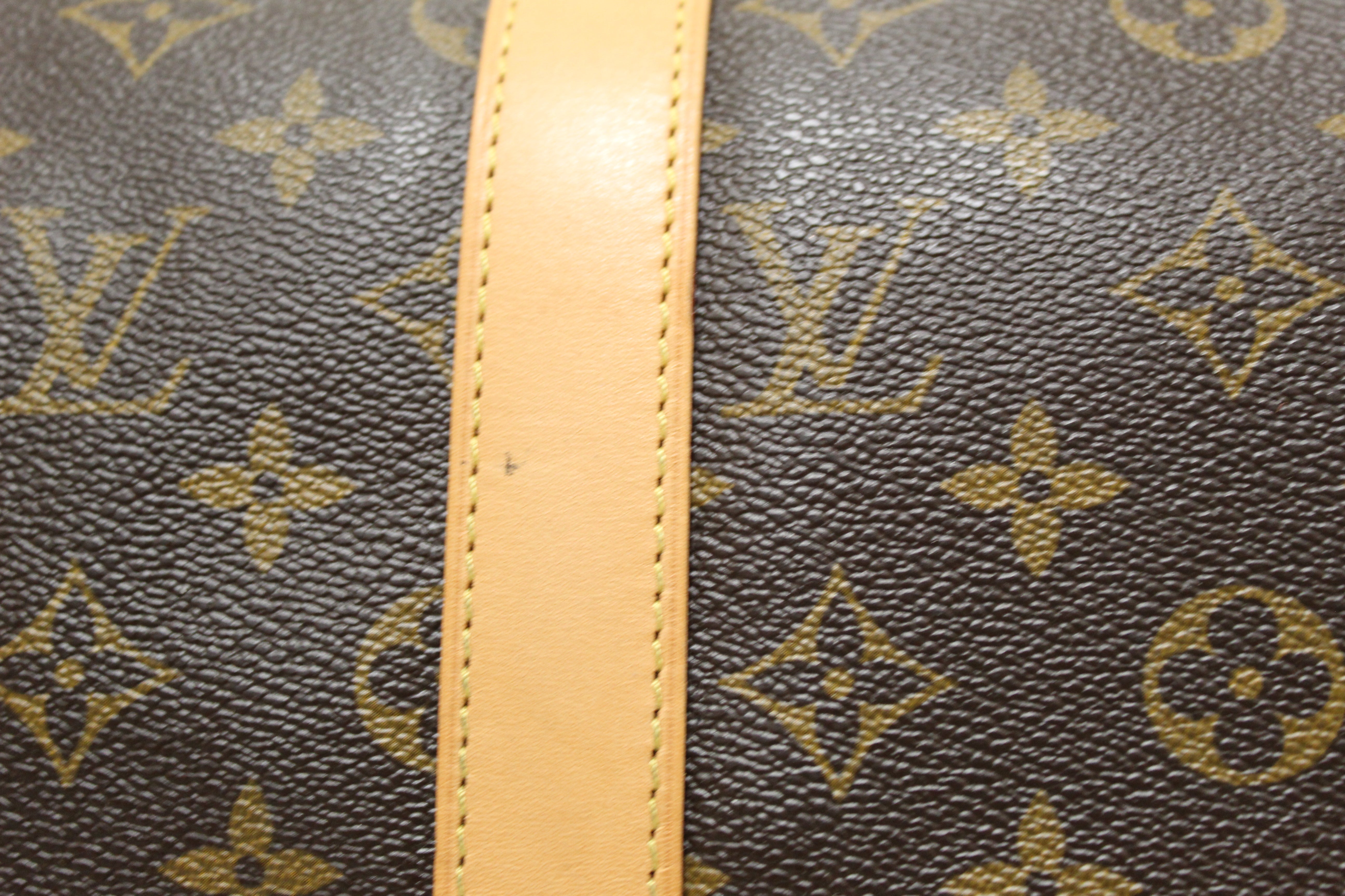 Authentic Louis Vuitton Monogram Keepall 50 Duffle Bag - Luxury Travel Carry-On for Weekend Getaways & Business Trips