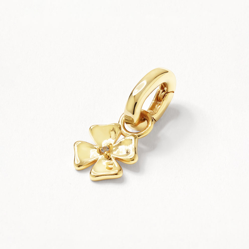 Lucky Clover Charm Gold Pendant Necklace - Perfect for St. Patrick's Day Gifts & Everyday Good Luck Jewelry