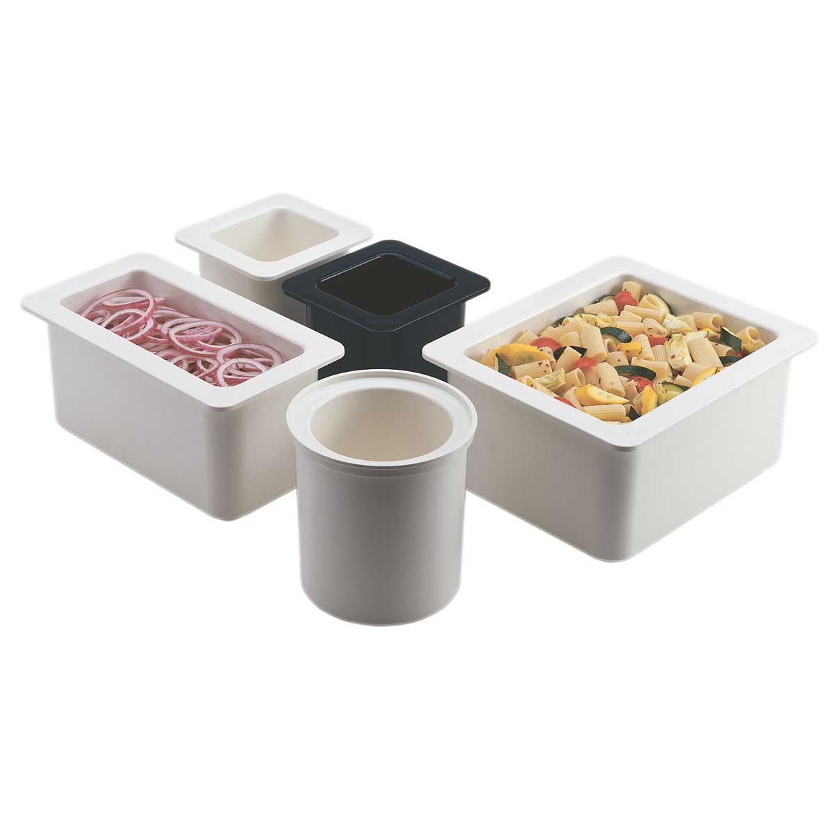 Cambro 66CF110 1/6 Size Black ColdFest Pan - Durable Food Storage Container for Catering, Restaurants & Commercial Kitchens - Ideal for Cold Food Display, Buffets & Food Prep