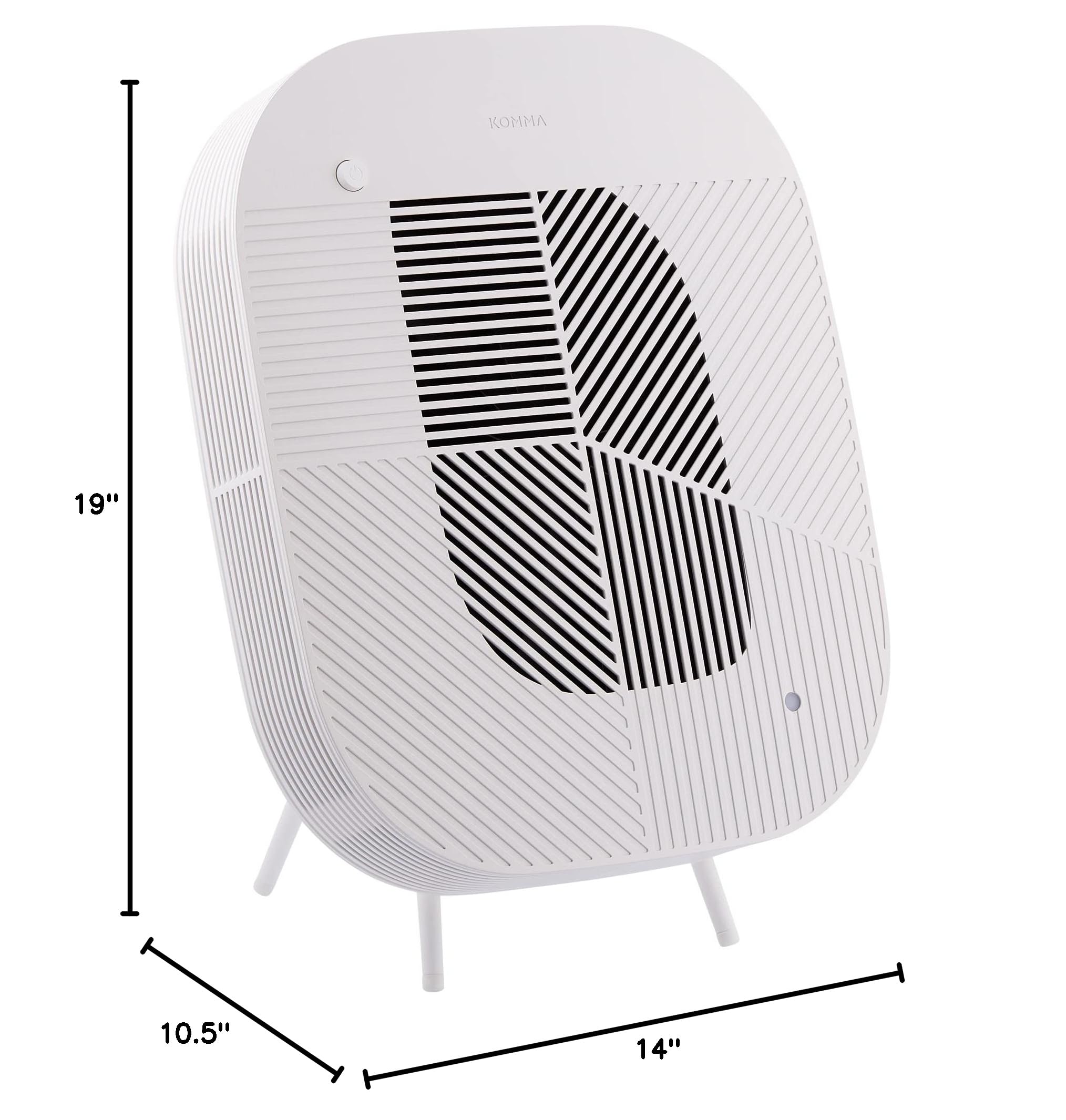 KOMMA Lov Air Purifier for Bedroom - 3.1