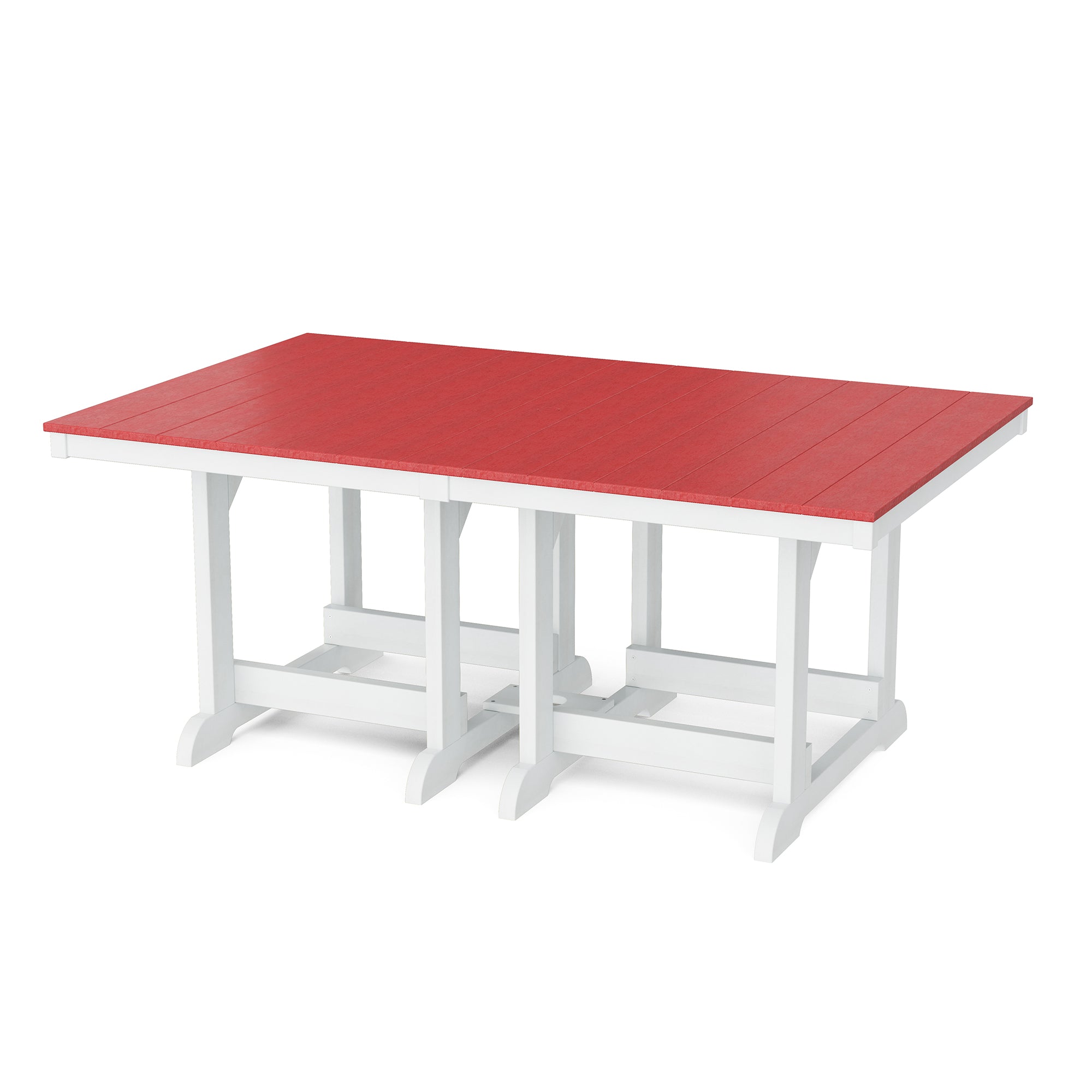 Heritage 44x72 Inch Solid Wood Dining Table - Rustic Farmhouse Style for Kitchen, Dining Room & Outdoor Entertaining