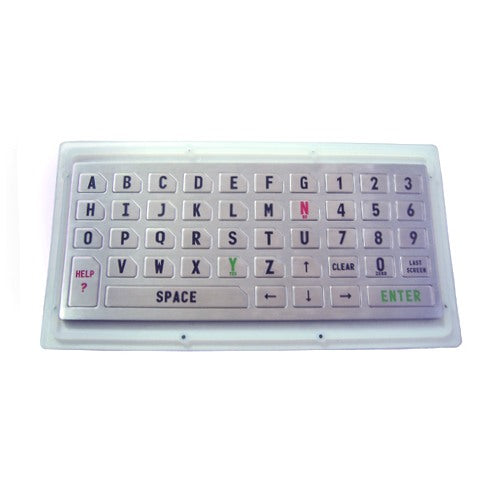 KBS PC K Stainless Steel Compact Keyboard - Ergonomic & Durable for Office, Gaming, and Travel Use
