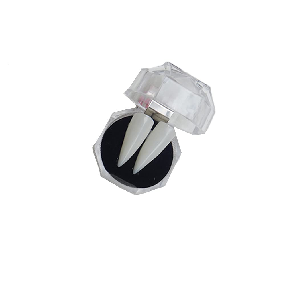 Demon Slayer Kamado Nezuko Cosplay Teeth - Vampire False Tooth Fangs for Anime Costume & Halloween Props - Perfect for Cosplay Events, Halloween Parties, and Themed Photoshoots