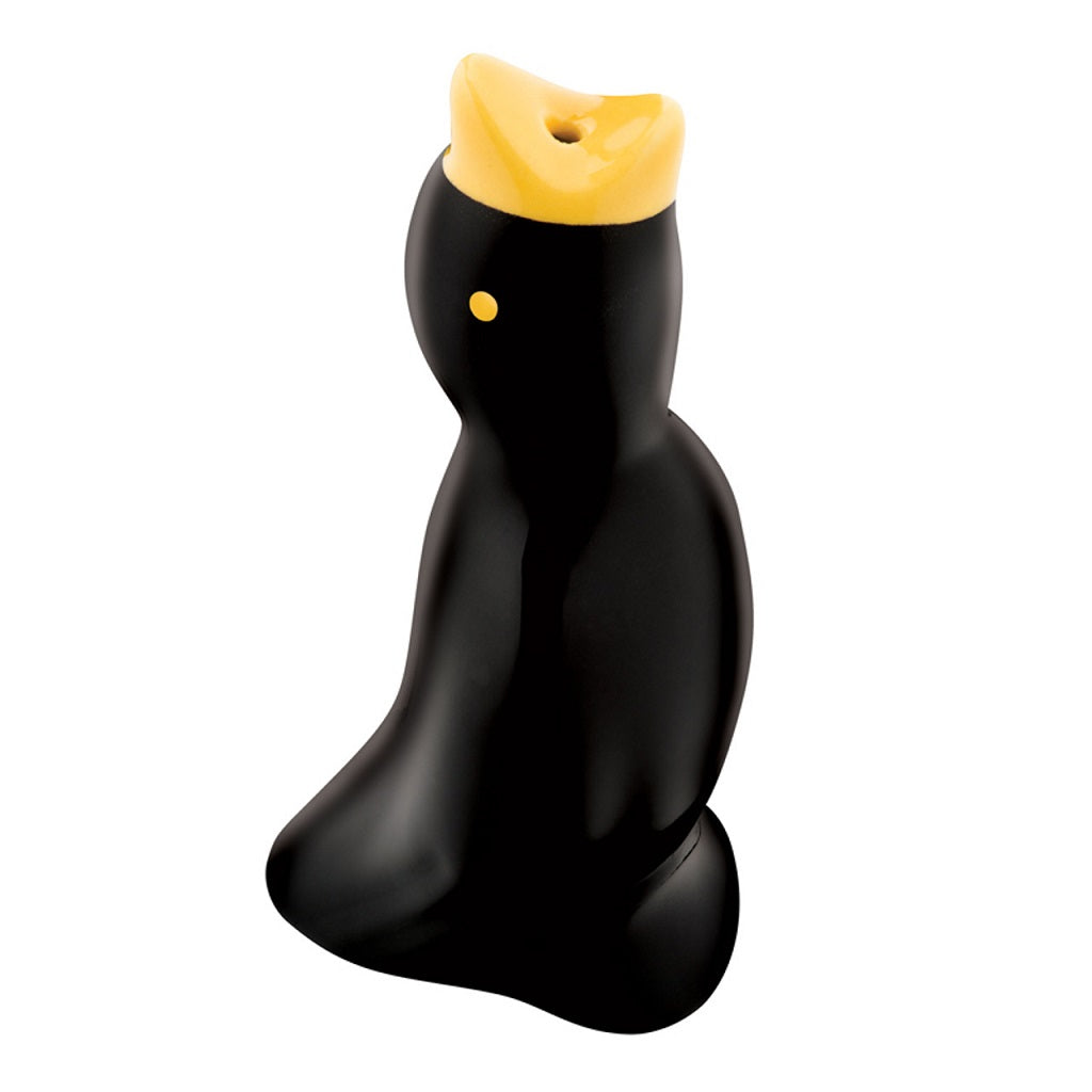 Avanti Ceramic Black Bird Pie Funnel - Premium Baking Tool for Perfect Pie Crust | Ideal for Thanksgiving, Christmas & Homemade Pies