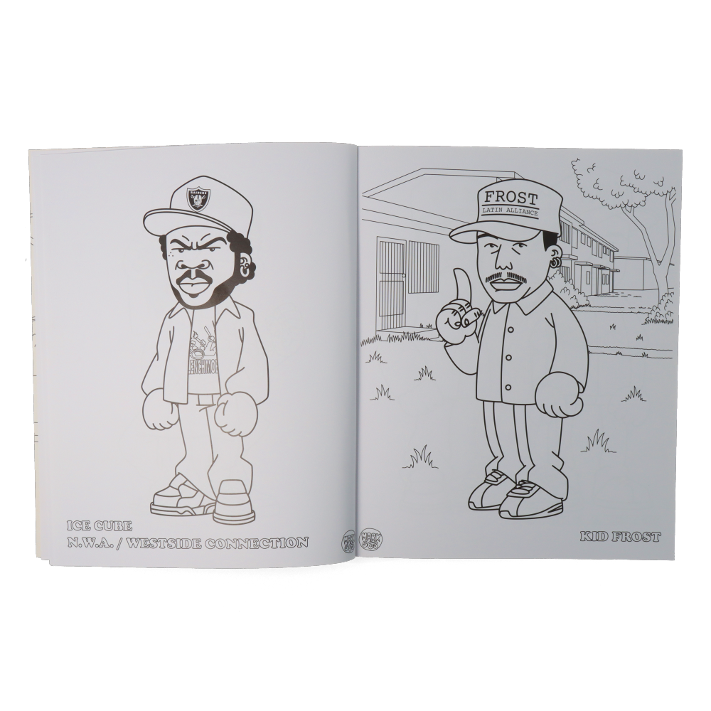 Hip Hop Coloring Book: West Coast Edition - Graffiti Art & Urban Culture for Adults & Teens | Perfect for Relaxation & Creativity
