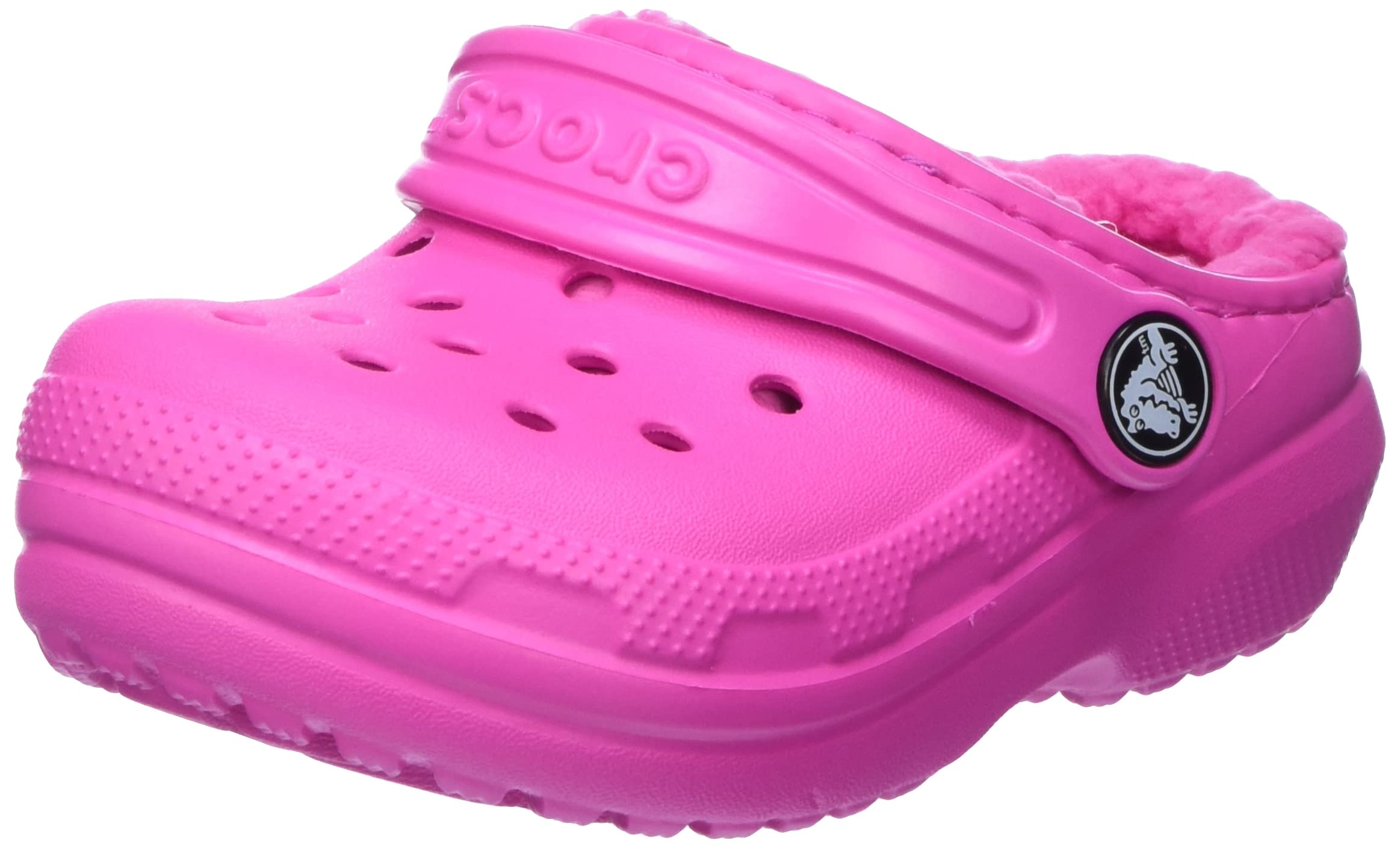 Crocs Kids Classic Lined Clog Sandals - Comfortable & Lightweight Water Shoes for Beach, Pool, and Outdoor Play