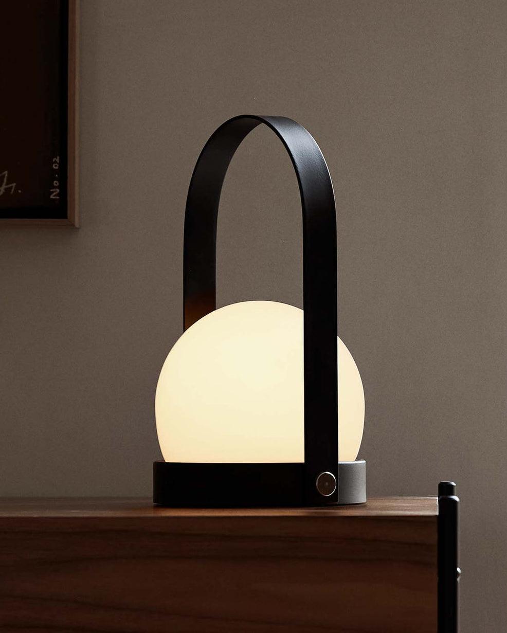 Carrie Rechargeable LED Table Lamp with Built-in Battery - Perfect for Bedroom, Office, and Nightstand Lighting