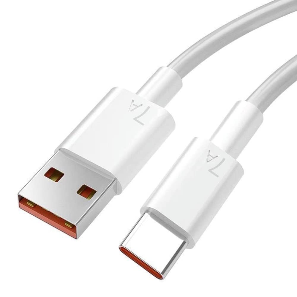 100W Super-Fast USB C Charger with 7A Charge Cable - PD 3.0 Quick Charger for Samsung Galaxy, iPhone 15, MacBook, iPad Pro & All Type-C Devices | Perfect for Travel, Office & Home Fast Charging