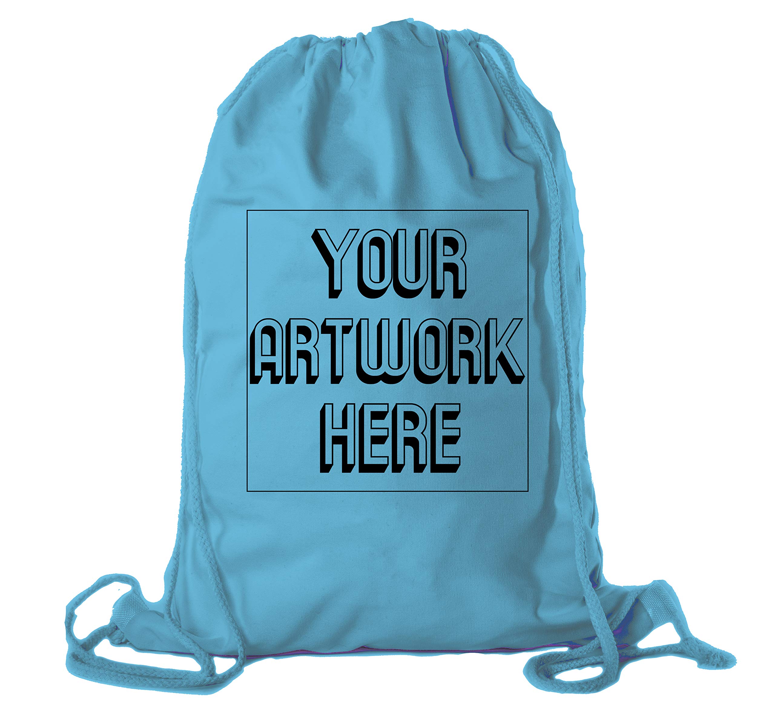 Custom Hockey Team Bags - Personalized Sports Drawstring Backpacks for Hockey Players & Fans | Great for Games, Practices & Team Events