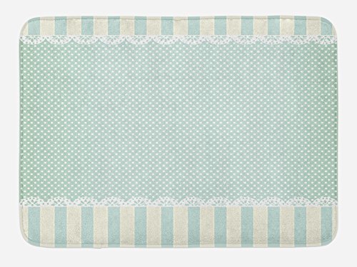 Almond Green Cream White
