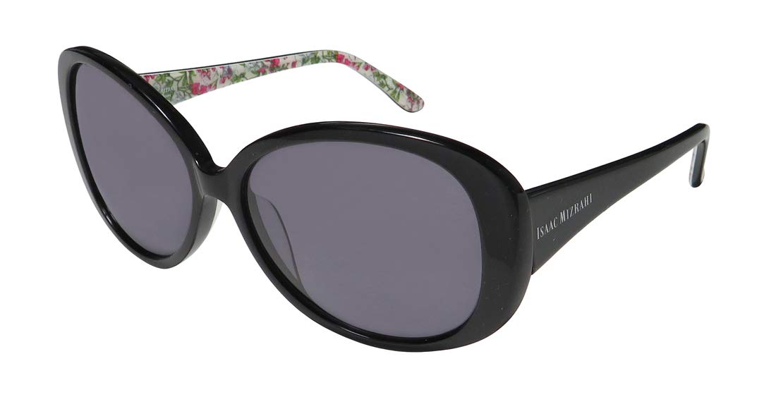 Isaac Mizrahi NY 30225 Black Sunglasses for Women - UV Protection, Fashion Eyewear - Perfect for Driving, Beach & Outdoor Activities