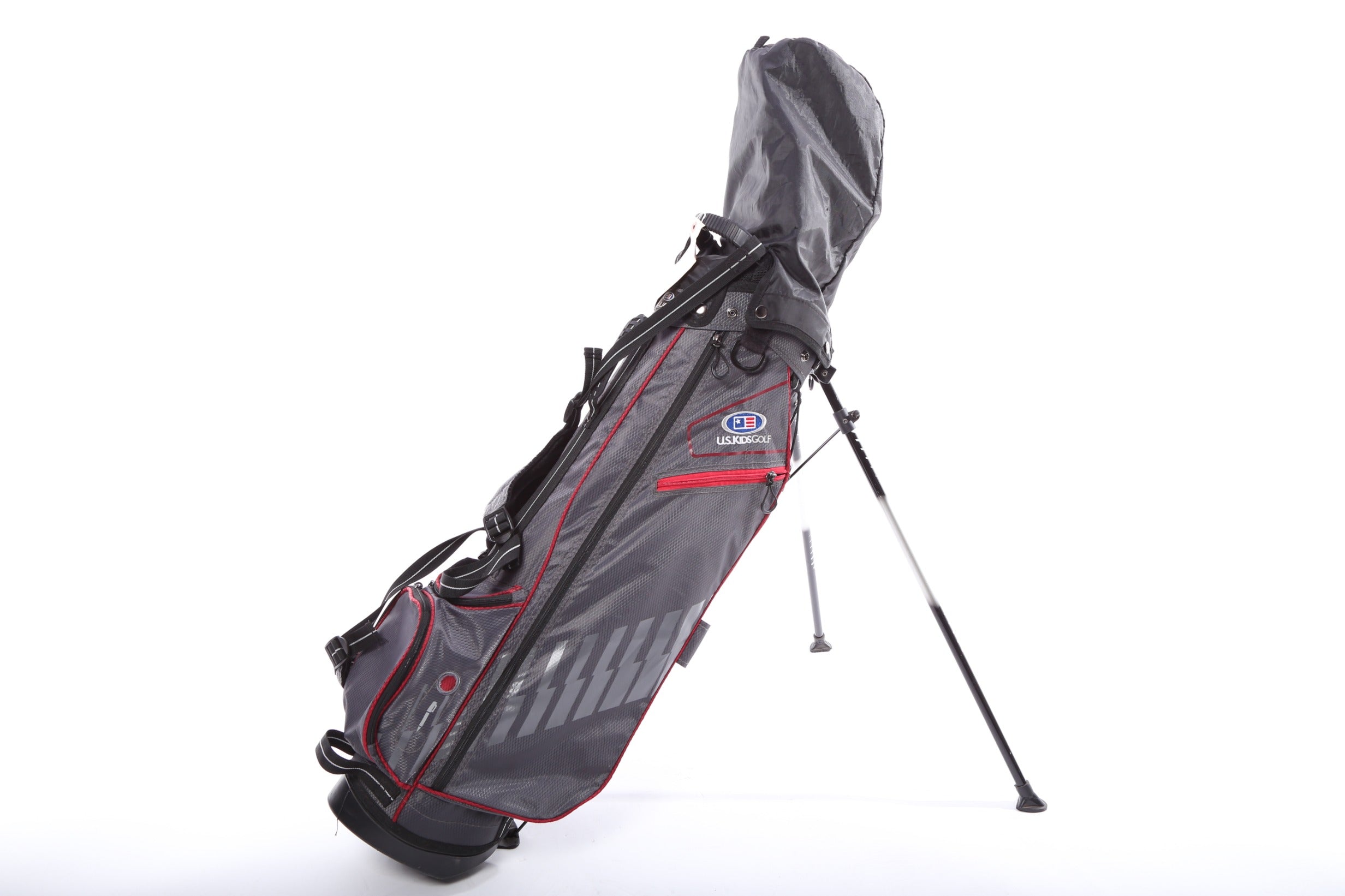 Lefty US Kids Golf U/L 60 Blue/Black/Grey Driver, 4H, 5I, 7I, PW, Putter Set - Complete Left-Handed Junior Golf Clubs for Beginners - Perfect for Youth Golf Training & Tournament Play