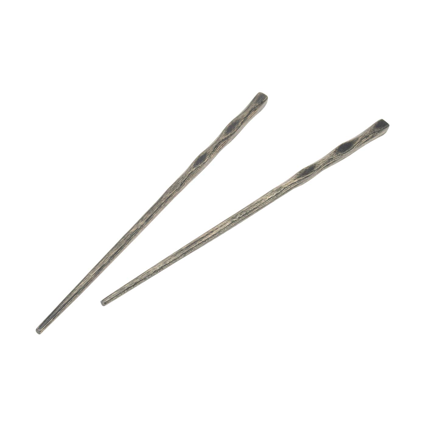 Premium Island Bamboo Pakkawood Chopsticks Set - 2 Pairs of Durable Black Chopsticks for Asian Cuisine, Sushi, Ramen & Home Dining